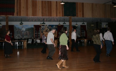 linedance party at dance barn