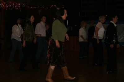 linedance party at dance barn